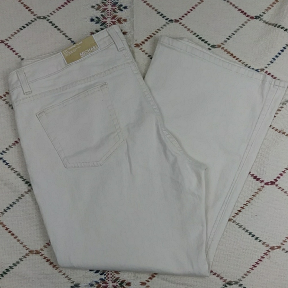 NWT Michael Michael Kors Izzy Cropped Flare Capri